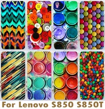colorful background hard case cover 1pc freeshipping For Lenovo s850 s850t painting cell phone case