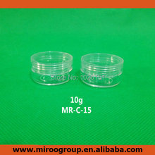 Fedex Free Shipping 94pcs 10g Plastic cosmetic cream jar, sample jar 10g cream jar pot bottle case, cosmetic Container packaging