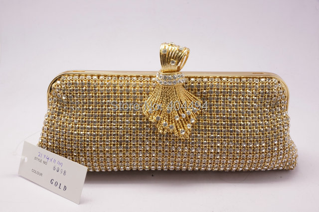 fashion designer soft crystal clutch bags evening bags free shipping online sale-in Evening Bags ...