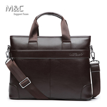 2016 Men Briefcase Business Shoulder Bags Leather Bag Handbag Men Messenger Bag Laptop Men’s Travel Bags OB-007