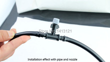 
free shipping tee coupling straight joint watering hose splitter pipe fitting lawn greenhouse Micro sprinkler drip