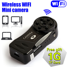 Free Gift 1G TF Card Mini Camera DV DVR Wireless WiFi IP Camcorders/spy Video Recorder P2P Night Vision Webcam Hidden Cam