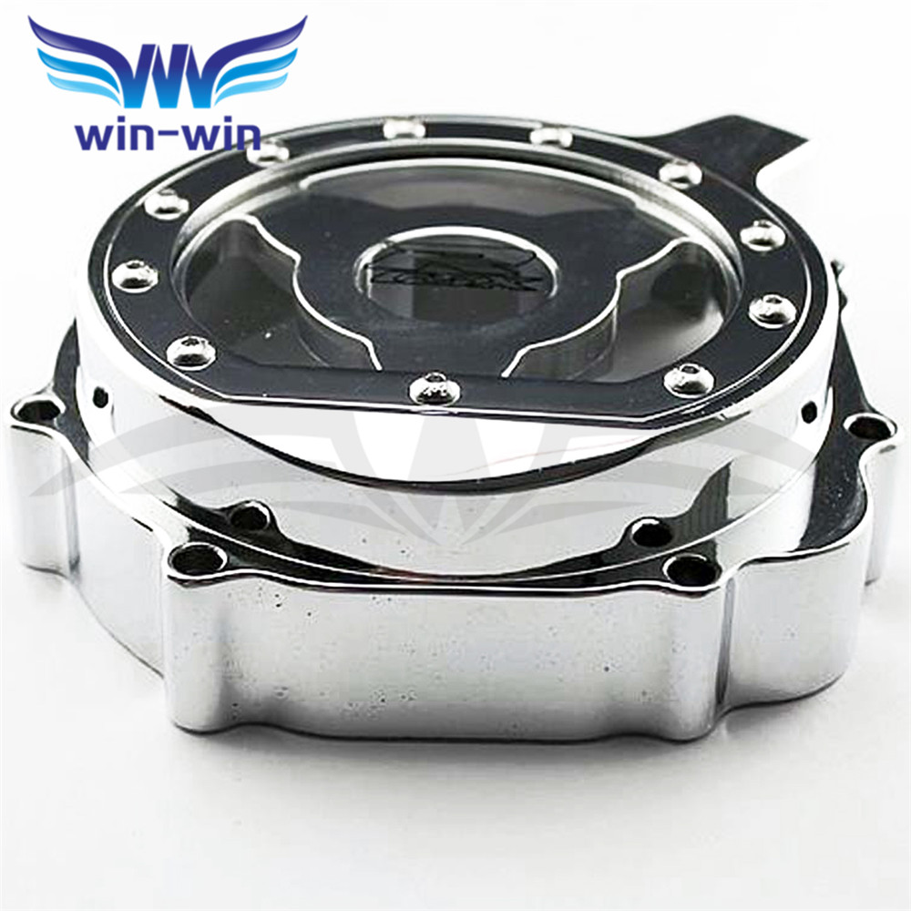 high quality     motorcycle  engine stator cover Chrome  crank case cover For SUZUKI GSXR1000 K5 K7 2005 2006 2007 2008