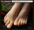 2015 New Top Quality Foot Fetish Toys Solid Silicone Female Feet Feet Fetish Toys for Man