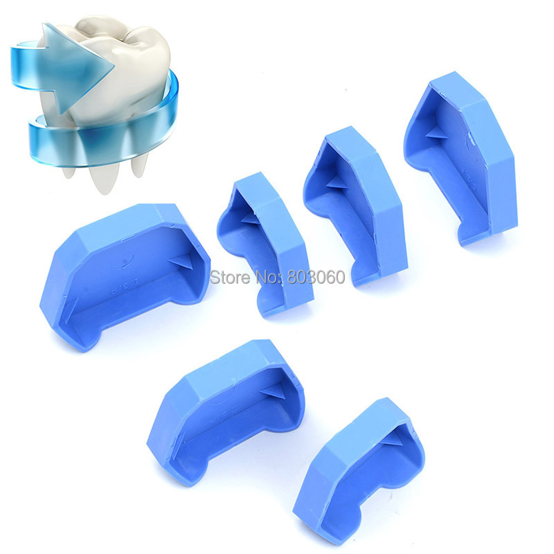 6pcs/1 Pack New Bath Box Denture Container Case Molds Blue Color Two types Dental impression tray As Seen Tv Products