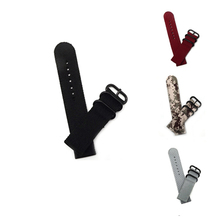 Caliente venta de la alta calidad de dos piezas de Nylon ZULU correa de reloj de correa para reloj militar 18 mm 20 mm 22 mm diferentes colores