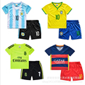 2016 Fashion Sports Kids Boys Soccer Clothing Sets Childrens Football Twinset Breathable Clothes For 2 14T