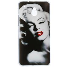 Beauty Painting Marilyn Monroe Lips Protective Phone Hard Plastic Hard Plastic Phone Case Cover for HTC