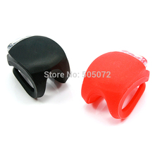 A5 Free Shipping 2pcs Lot Silicone Bike Bicycle Cycling Head Front Rear Wheel LED Flash Light