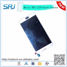 5.5” Meizu MX5 LCD Display+Touch Screen White Original Digitizer Glass Panel For Meizu MX5 MTK6795 Replacement Parts Assembly