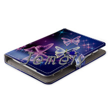 Folio Prints PU Leather Holder Universal Tablet Case Cover Stand For Samsung Galaxy Tab 2 7