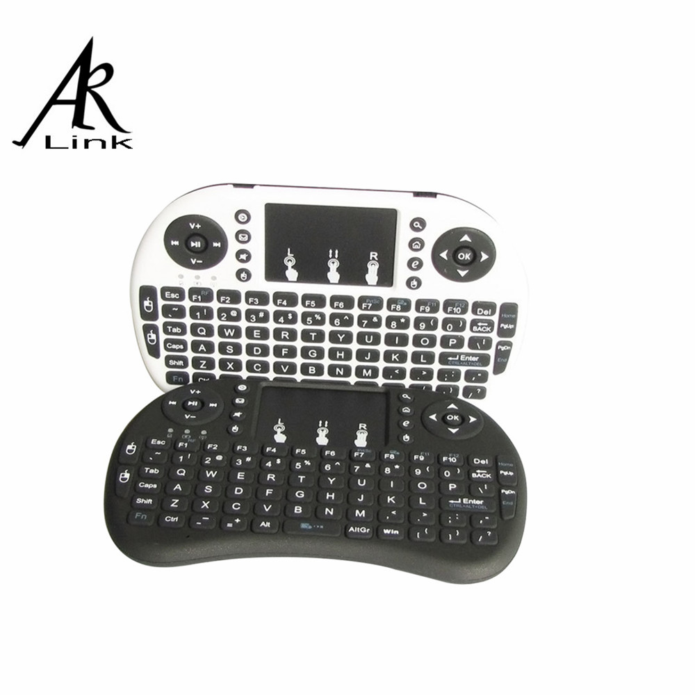 1 pc i8 Mini Keyboard English & Russia 2.4GHz Air Mouse Remote Control Touchpad Handheld for Android TV BOX Laptop Tablet