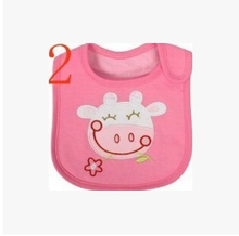 cotton Baby Bibs kids Saliva Towel Waterproof Lunch bibs Infants Cartoon Pattern cute Bibs Free shipping