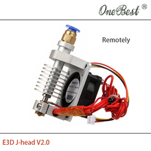 The new all-metal E3D j-head V2.0 3D printer accessories aluminum nozzle holder cooling air