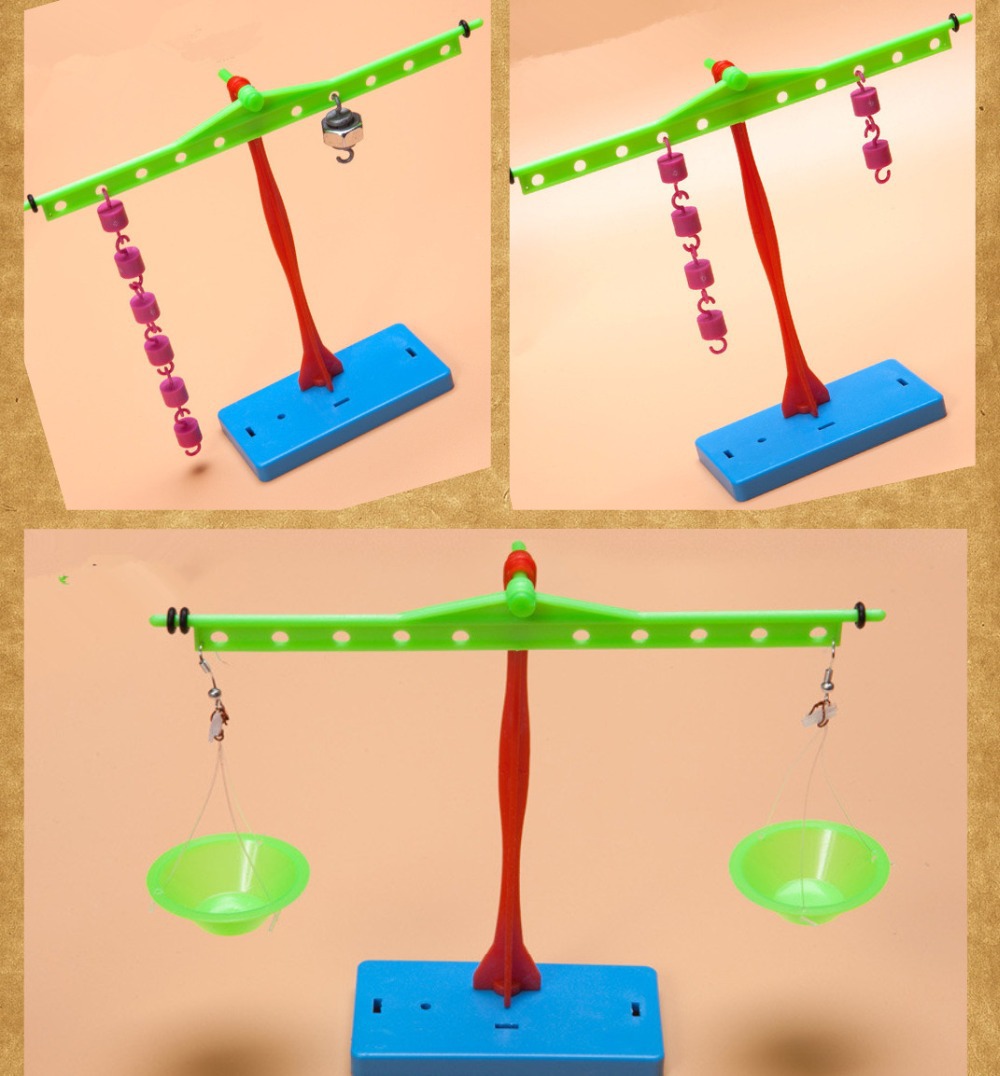 plastic Educational Lever principle balance scale Scientific experiments Physics material