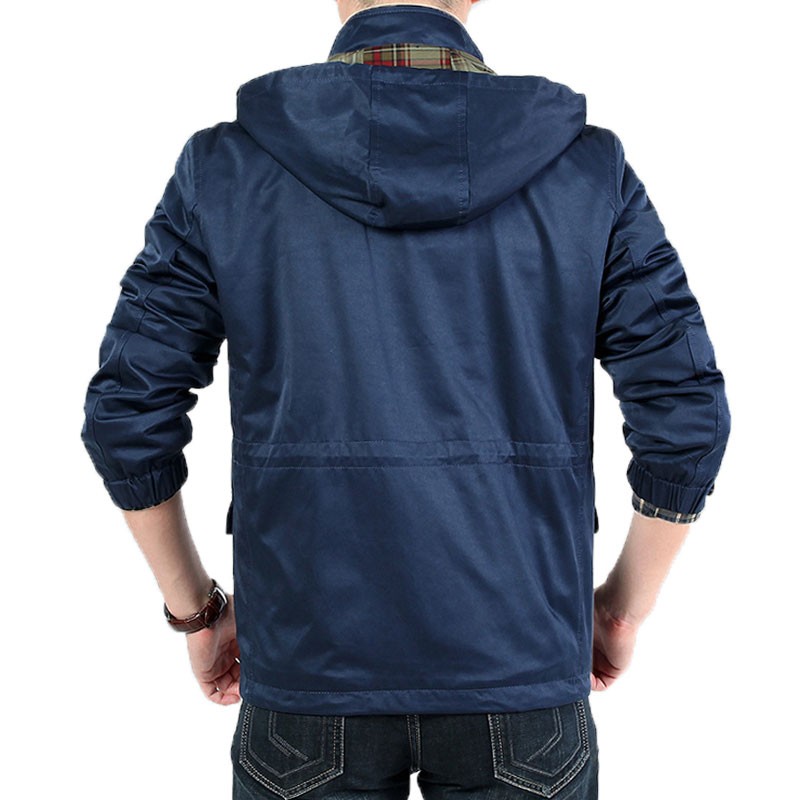 M~3XL 2015 Autumn Spring Brand BusinessThin Outdoor Jackets Coats Men Casual Cotton New Arrival Army Military Plus Size Jackets (7)