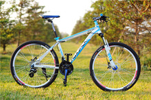 Laux Jack 26inch white black mountain bike dual disc brake 24speed alloy bicycle frame alloy fork DIY