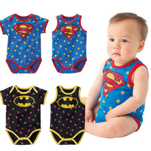 new born 100 cotton baby romper superman batman baby boy clothes sleeveless newborn similar baby clothes