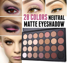 1set Professional 28 Warm colors Neutral Matte Eyeshadow Palette Eye Shadow Makeup