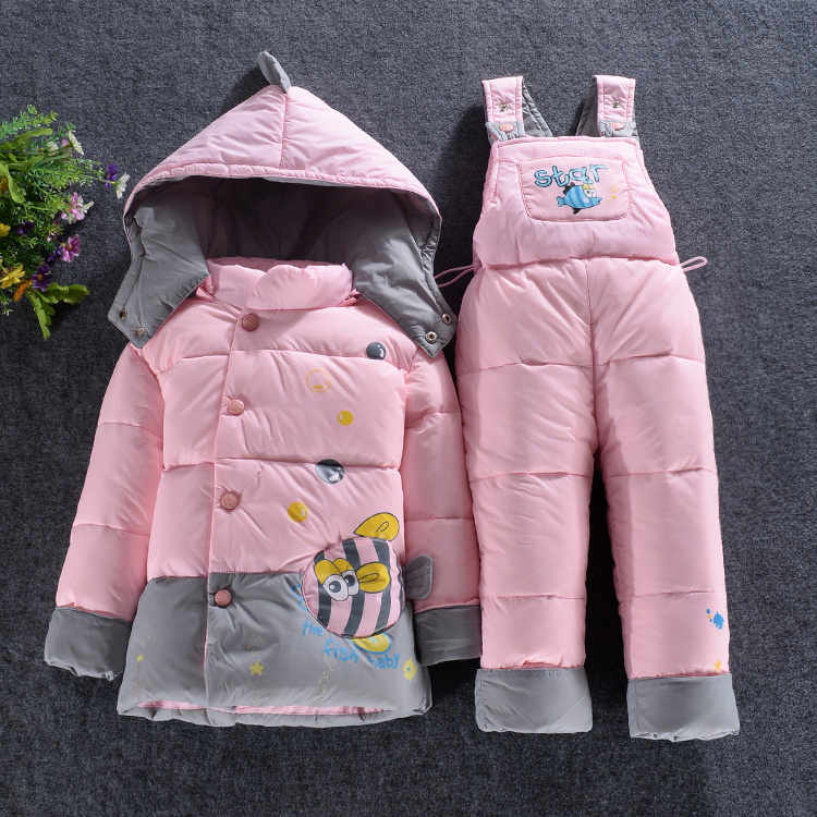 Children thick down jacket boys and girls clothing baby suits baby sling genuine special clearance can open files