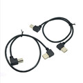 2pcs 0 5m Right Left Angled USB 2 0 A Male to Left Angled B Male