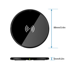 Universal 8mm ultra Thin disk Wireless charging transmitter board base Qi standard Wireless charger for Samsung
