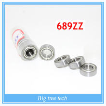 10 PCS High quality 689Z 689ZZ 9*17*5mm thin deep groove ball bearing 9x17x5mm with Deep Groove Bearing for 3D printer part