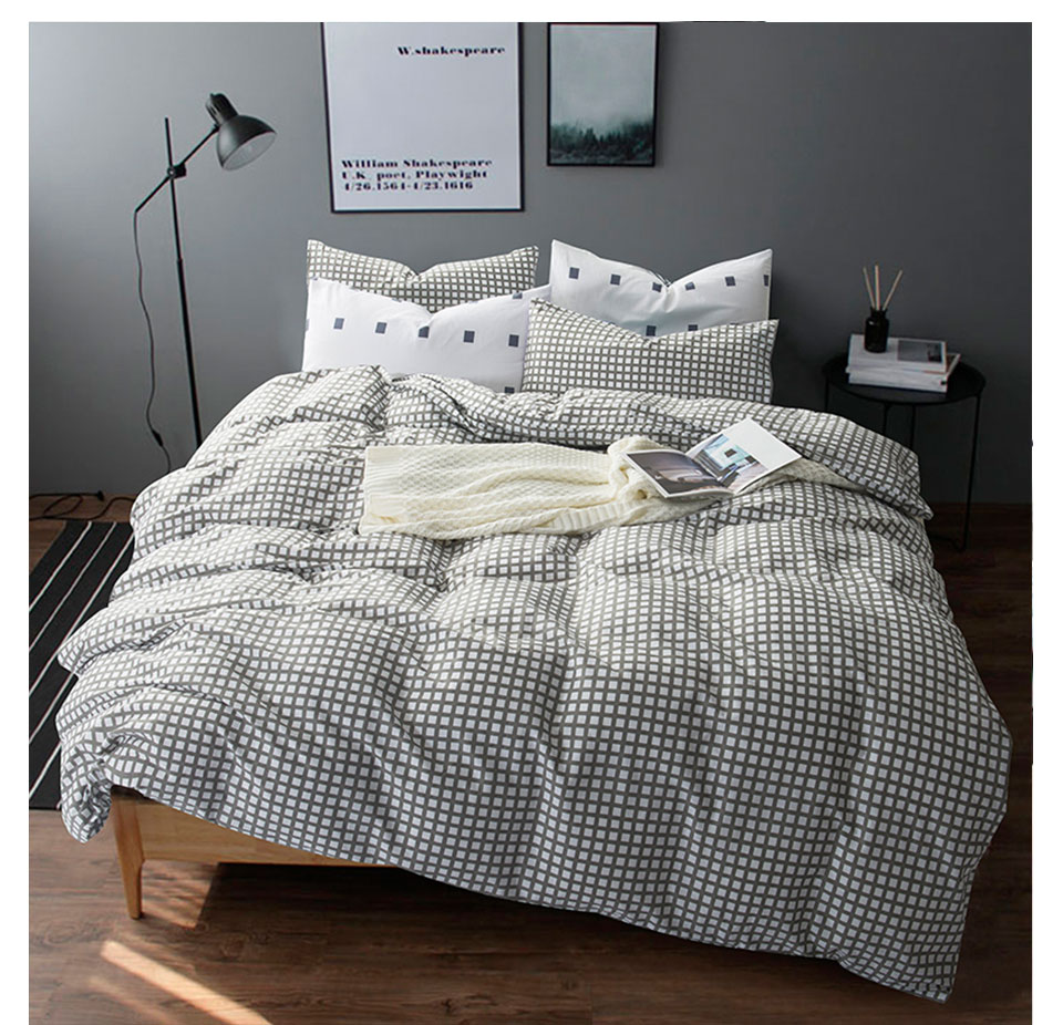 Parkshin Nordic Style Bedding Sets 100 Cotton Duvet Cover Set