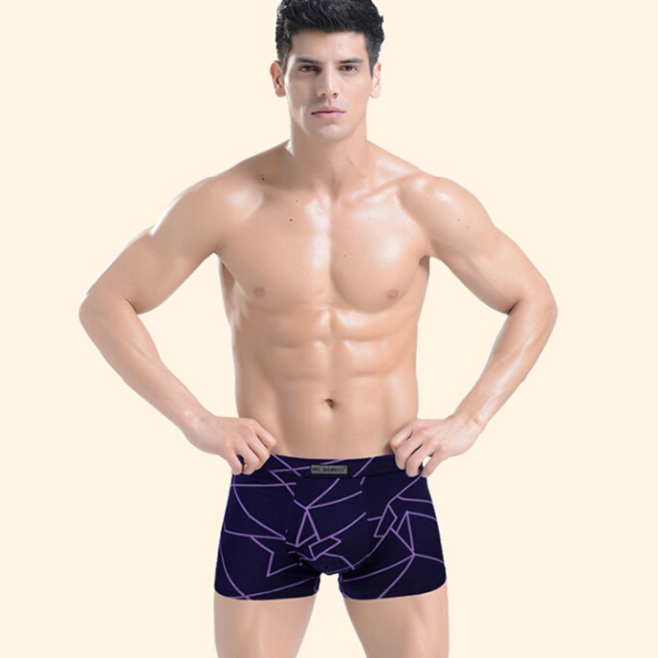 bamboo fiber mens boxers striped boxer shorts brea...