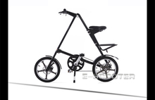 2015 Free Shipping Mini Small Creative Folding Bicycle 14/18 inch Bicicletas Mountain Bike Red Black White Silver Gold FBK01