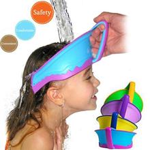 New Kids Bath Visor Hat Adjustable Baby Shower Cap Protect Shampoo Hair Wash Shield for Children
