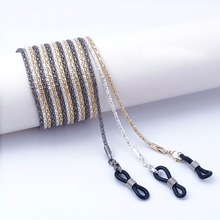 New 60CM Silver Gold Black Plated Reading Glasses Spectacles Sunglasses Eyewear Eyeglass Chain Neck Cord Strap Rope