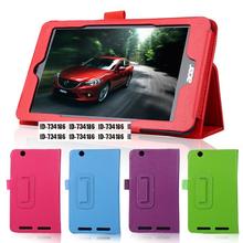High Quality New pu Leather Folio Case Stand Cover For Acer Iconia One 7 B1-750 7″ inch Tablet Case+screen+stylus free shipping
