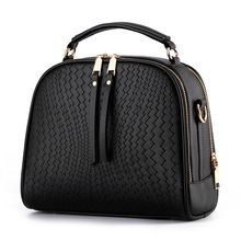 Yoyo! 2016 Spring Women Bags Weave Tassel PU Leather Handbags Women Shoulder Knitting Bag Ladies Casual Women Messenger Bags