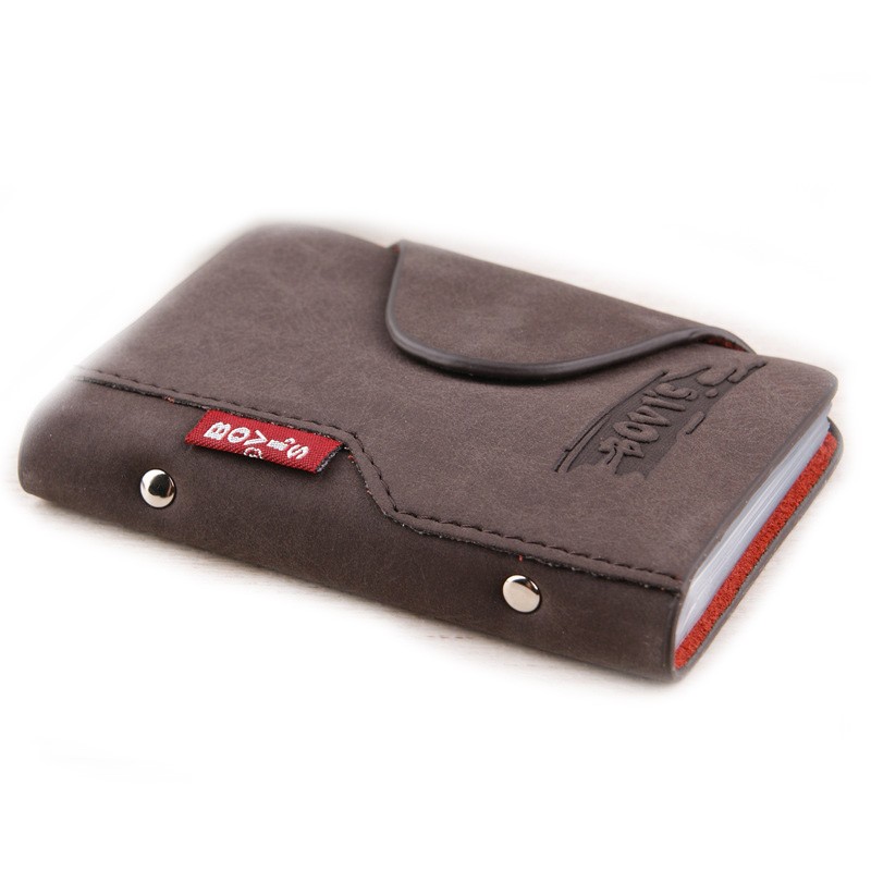 bovis leather business card