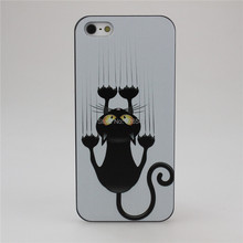 2015 New arrive Grumpy Cute Cat PC Hard Case Cover for Apple i Phone iPhone 4