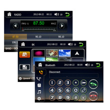 7″ Car DVD Player GPS Navigation 2 Din in Dash Car Radio Bluetooth Car Audio Stereo Unit for VW Golf Jetta Skoda Passat +Map