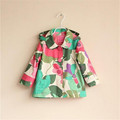 2016 spring new children s baby coat jacket Spring and Autumn clothing coat collar long sleeved