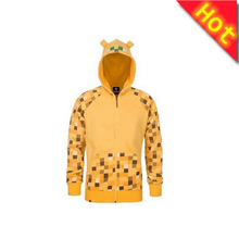 Minecraft Ocelot Enderman otoño con capucha camuflaje sudadera Minecraft traje con con cremallera escudo monos niños jóvenes S-XL