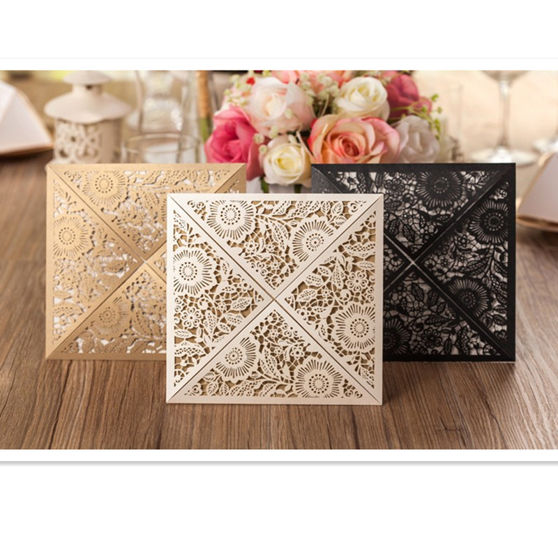 Online Buy Wholesale laser cut invitations from China laser cut