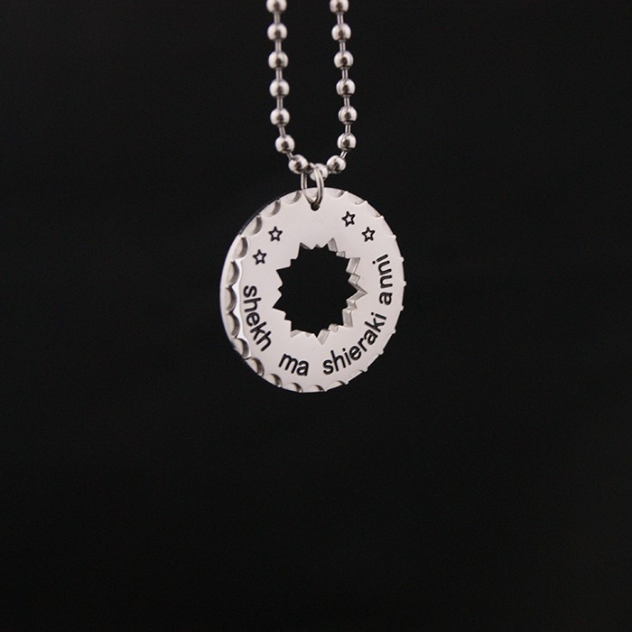 moon of my life sun and stars stainless steel jewelry