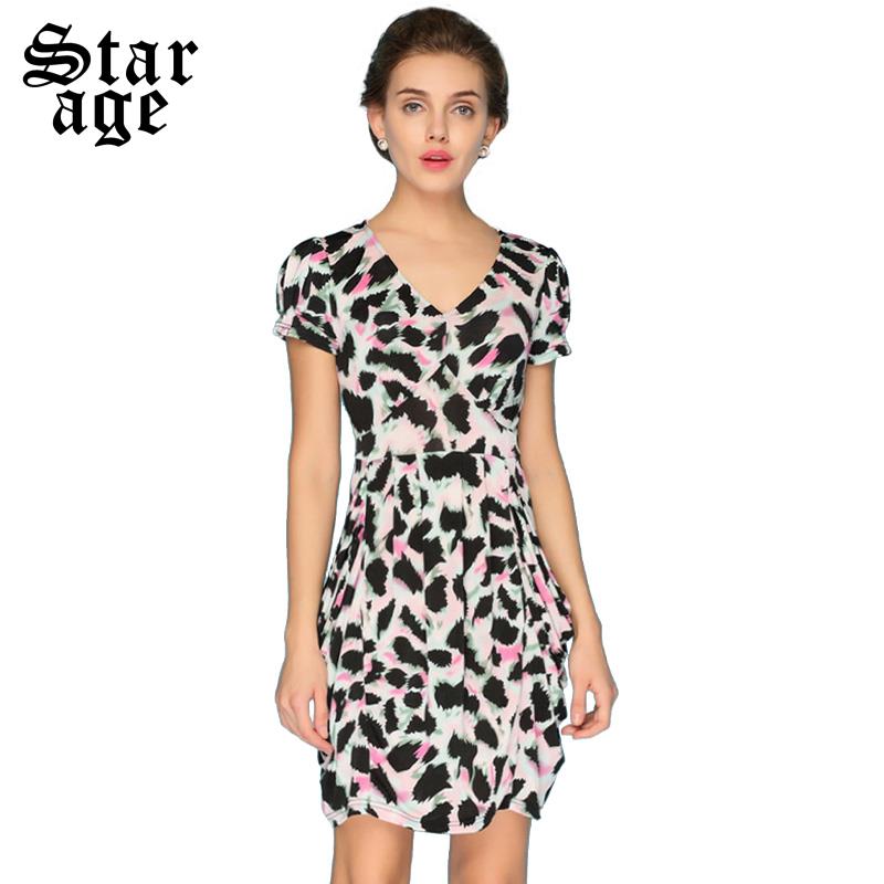 s m l xxxl brand v neck leopard print dresses 2015 plus size summer s m l xxxl brand v neck leopard print dresses 2015 plus size summer