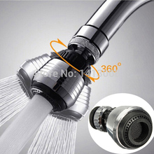 360 Degree Water Bubbler Swivel Head Saving Tap Faucet Aerator Connector Diffuser Nozzle Filter Mesh Adapter Free Shipping