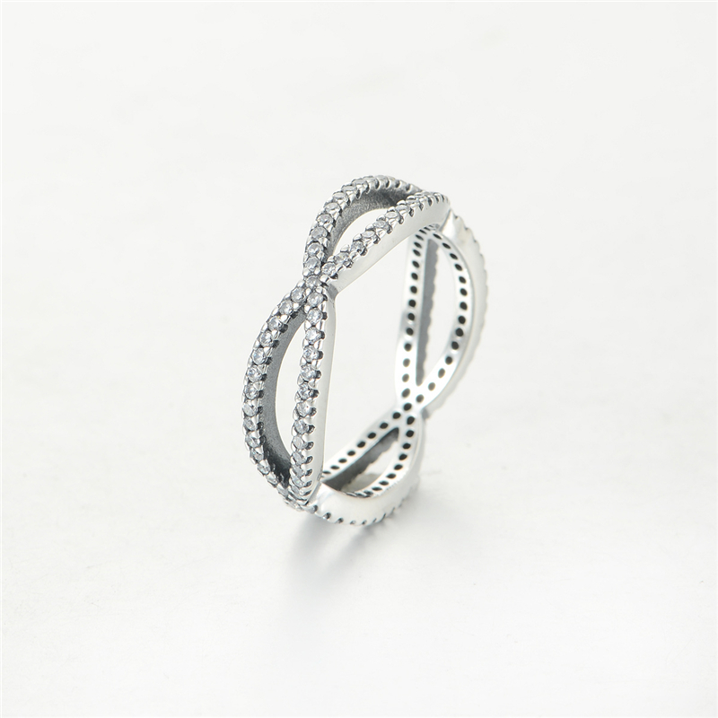 925-sterling-silver-rings-for-women-with-stones-Entwined-silver-ring ...