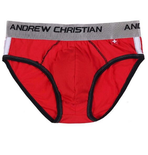 brand andrew christian briefs underwear men shorts jockstrap cotton mens bulge enhancing gay underwear briefs