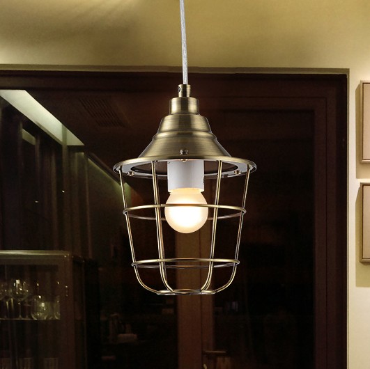 Фотография Retro Loft Style Iron LED Pendant Light Fixtures For Dining Room Hanging Lamp Vintage Industrial Lighting Lamparas Colgantes