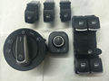 New Window Mirror Headlight Switch For VW Jetta 6 Golf GTI 5 6 Touran Tiguan Caddy