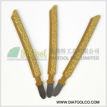 3pcs 4″ high professional quality vacuum brazed diamond jig saw for stone, very fast cutting speed and long life