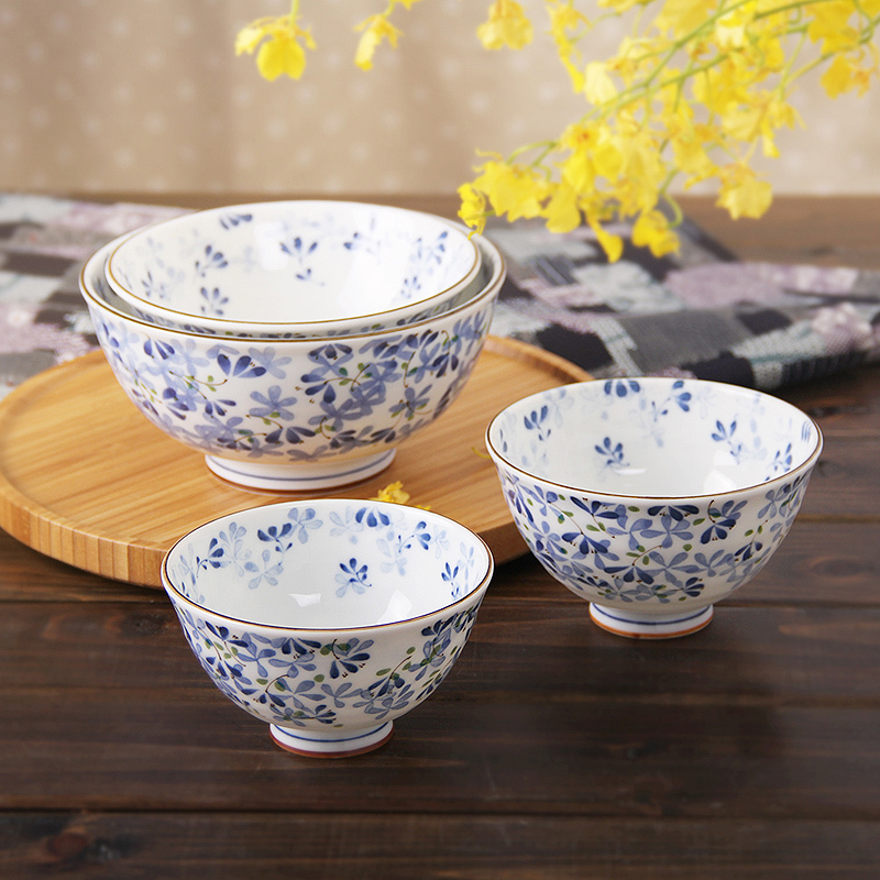Japan imported ceramic small Bluetooth Japanese ceramic bowl rice bowl