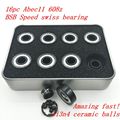 Fast Speed 608z Speed Skating Bearings BSB ABEC 11 Black Si3N4 Balls Hybrid Ceramic Skateboard 6